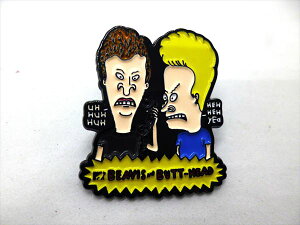 ◎【 Beavis and Butt-Head/ビーバス&バットヘッド 】『もしもし電話中 / ピンバッジ 』バッジ バッチ ピンバッチ ピンズ マイク・ジャッジ テレビアニメ Movie ビーバスアンドバットヘッド ファッション雑貨 アメ雑