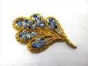 ◎【ヴィンテージアクセサリー/vintage accessories】『 海外製 羽/リーフ / ブローチ 』ヴィンテージ ビンテージ コサージュ ビジュー 葉 フェザー フラワー 海外製 レトロ ファッション雑貨 ヨーロッパ アメ雑 アメリカン雑貨 雑貨