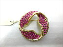 ◎【ヴィンテージアクセサリー/vintage accessories】『 海外製 ピンクストーン パヴェ サークル / ブローチ 』ヴィンテージ ビンテージ コサージュ ピンク 海外製 ファッション雑貨 アメ雑 アメリカン雑貨 雑貨(4)