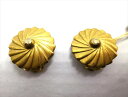 ◎【ヴィンテージアクセサリー/vintage accessories】『 カナダ製 サークル ゴールド / イヤリング 』アクセサリー ヴィンテージ ビンテージ 耳飾り イアリング 丸 CANADA 海外製 レトロ ファッション雑貨 アメ雑 アメリカン雑貨 雑貨