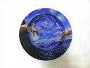 ◎【TIN ASHTRAY/灰皿】『 絵画 油絵(BL) / アッシュトレイ・灰皿 』灰皿 ブリキ 煙草 タバコ 喫煙 ブルー 中国製 ファッション雑貨 アメ雑(3)