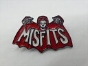 ◎【ミスフィッツ/The Misfits】『 ミスフィッツ ロゴ 赤 / ピンバッジ 』バッジ バッチ ピンバッチ バンド ロックバンド 音楽 コレクション ファッション雑貨 アメ雑