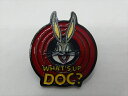 ◎【ルーニー・テューンズ /LOONEY TUNES】『 バッグス・バニー WHAT'S UP DOC? / ピンバッジ 』バッジ バッチ ピンバッチ アメコミ アニメ 映画 Movie カートゥーン ファッション雑貨 アメ雑