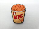 ◎【ラバーバッジ/rubber badge】『 KFC バーレル / ピンバッジ 』バッジ バッチ ピンバッチ 企業 ケンタッキー ゴム製 ファッション雑貨 アメ雑