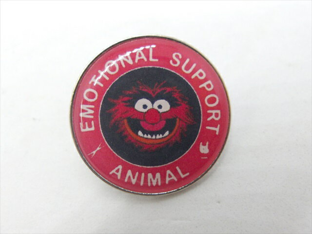 【エレクトリック・メイヘム/the Electric Mayhem】 EMOTIONAL SUPPORT ANIMAL / ピンバッジ バッジ バッチ ピンバッチ バンド ロックバンド マペットショー アニマル 音楽 コレクション ファ…