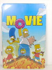 ◎【ザ・シンプソンズ/The Simpsons】『 The Simpsons MOVIE / ブリキ看板 プレート 』ティンパネル 看板 インテリア ブリキプレート アニメ アメコミ 映画 Movie アメリカ雑貨 アメ雑 雑貨