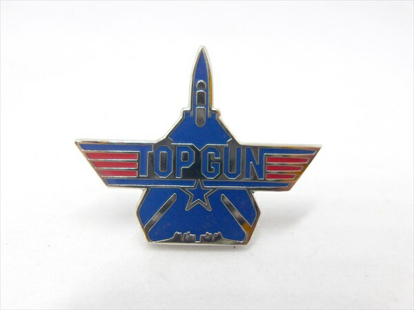 ◎【トップガン/TOP GUN】『TOP GUN ロゴマーク / ピンバッジ 』バッジ バッチ ピンバッチ 映画 Movie コレクション ファッション雑貨 アメ雑