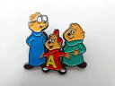 ◎【アルビンとチップマンクス/Alvin & the Chipmunks】『 アルビン サイモン セオドア / ピンバッジ 』バッジ バッチ ピンバッチ アメコ...