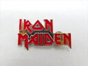 ◎【アイアン・メイデン/IRON MAIDEN】『 アイアンメイデン ロゴ / ピンバッジ 』バッジ バッチ ピンバッチ バンド ロックバンド 音楽 コレクション ファッション雑貨 アメ雑