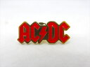 ◎【エーシー・ディーシー/ACDC】『 ACDC ロゴ / ピンバッジ 』バッジ バッチ ピンバッチ バンド ロックバンド 音楽 コレクション ファッション雑貨 アメ雑