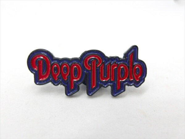 ◎【ディープ・パープル/Deep Purple】『 Deep Purple ロゴ / ピンバッジ 』バッジ バッチ ピンバッチ バンド ロックバンド 音楽 コレクション ファッション雑貨 アメ雑