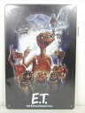 ◎『 E.T. The Extra-Terrestrial イラスト ポスター柄 / ブリキ看板 プレート 』ティンパネル 看板 インテリア ブリキプレート 映画 Movie スティーブン・スピルバーグ アメリカ雑貨 アメ雑 雑貨