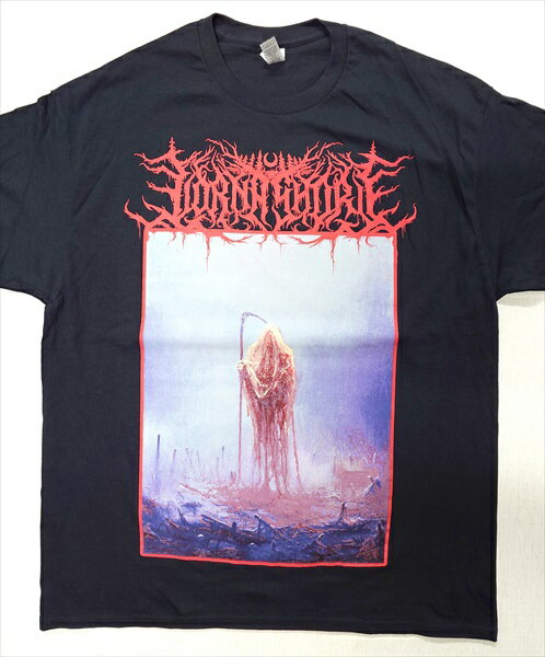 ◎【ローナ・ショア/Lorna Shore】『 AND I RETURN TO NOTHINGNESS 両面プリント / プリント Tシャツ 』Tシャツ 半袖 シャツ 日本未発売 アメカジ カジュアルファッション 音楽 バンド ファッション雑貨 アメリカ雑貨 アメ雑 雑貨