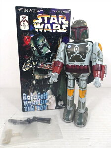 ◎【スターウォーズ/STAR WARS】『 ボバ・フェット WIND UP TIN TOY / ゼンマイ式 ブリキ 』ブリキ ティントイ Tin Toy ROBOT 大阪ブリキ玩具資料室 メタルハウス Boba Fett 日本製 映画 Movie アメ雑 雑貨