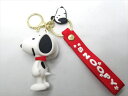 ◎【ピーナッツ/PEANUTS】『 スヌーピー 赤マフラー / フィギュア付き キーホルダー 』フィギュア 人形 ドール キーホルダー キーチェーン SNOOPY ファッション雑貨 アメリカ雑貨 アメ雑 雑貨