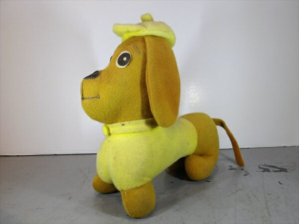 ◎【ドリームペッツ/Dream Pets】『 ベレー帽を被ったダックスフント 1970年以降 / ぬいぐるみ 』人形 ドール ビンテージ 海外品 後期ドリームペッツ アメリカ雑貨 アメ雑 雑貨(3)