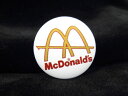 ◎【缶バッジ/Button badge】『 McDonald's ロゴ風 / 缶バッジ 』バッジ バッチ PinBack Button Can badge カン...