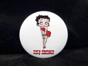 ◎【缶バッジ/Button badge】『 very demure very mindful Betty Boop / 缶バッジ 』バッジ バッチ PinBac...