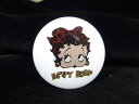 ◎【缶バッジ/Button badge】『 Betty Boop フェイス リボン / 缶バッジ 』バッジ バッチ PinBack Button Can bad...