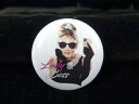 ◎【缶バッジ/Button badge】『 Audrey Hepburn Lady Boss / 缶バッジ 』バッジ バッチ PinBack Button Ca...