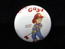 ◎【缶バッジ/Button badge】『 Child's Play Good Guys 斧 / 缶バッジ 』バッジ バッチ PinBack Button Ca...