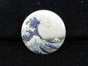◎【缶バッジ/Button badge】『 冨嶽三十六景 神奈川沖浪裏 / 缶バッジ 』バッジ バッチ PinBack Button Can badge カンバ...