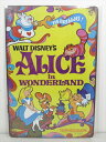 ◎【ブリキ看板/tin plate】『 Disney ALICE in WONDERLAND 表紙柄 / ブリキプレート 』ティンパネル 看板 インテリア ビン...