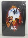 ◎【ブリキ看板/tin plate】『 E.T. The Extra-Terrestrial E.T.&エリオット ポスター柄 / ブリキプレート 』ティンパネ...
