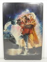 ◎【ブリキ看板/tin plate】『 Back to the Future 2 マーティ&ドク ポスター柄 / ブリキプレート 』ティンパネル 看板 インテリ...