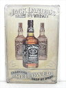◎【ブリキ看板/tin plate】『 Jack Daniel's CHARCOAL MELLOWED DROP BY DROP B / ブリキプレート 』ティ...