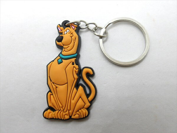 ◎【キーホルダー/keychain】『 SCOOBY-DOO おすわり / ラバーキーホルダー 』キーホルダー キーチェーン キーリング ラバーキー アメコミ 漫画 アニメ スクービー・ドゥー ハンナ・バーベラ コレクション ファッション雑貨 アメ雑