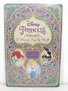 ◎【ブリキ看板/tin plate】『 Disney Princess A Magical Pop-Up World 表紙柄 / ブリキプレート 』ティンパネル...