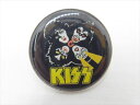 ◎【ピンバッジ/pin badge】『 KISS メンバーフェイス&ロゴ サークル / ピンズ 』バッジ バッチ ピンバッチ PINS 音楽 バンド MUSIC...