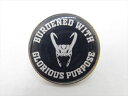 ◎【ピンバッジ/pin badge】『 Loki ヘルメット BURDENED WITH GLORIOUS PURPOSE / ピンズ 』バッジ バッチ ピンバ...