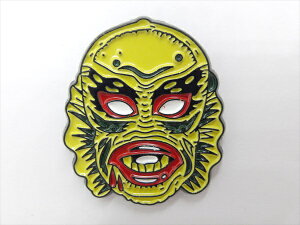 ◎【ピンバッジ/pin badge】『 Universal Monsters 大アマゾンの半魚人 フェイス A / ピンズ 』バッジ バッチ ピンバッチ PINS 映画 Movie ホラー ユニバーサル・モンスターズ Creature from the Black Lagoon コレクション ファッション雑貨 アメ雑