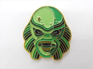 ◎【ピンバッジ/pin badge】『 Universal Monsters 大アマゾンの半魚人 フェイス B / ピンズ 』バッジ バッチ ピンバッチ PINS 映画 Movie ホラー ユニバーサル・モンスターズ Creature from the Black Lagoon コレクション ファッション雑貨 アメ雑
