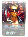 ◎【ブリキ看板/tin plate】『 The Terminator 日本版 ポスター柄 / ブリキプレート 』ティンパネル 看板 インテリア ビンテージ風 看...