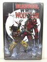 ◎【ブリキ看板/tin plate】『 Deadpool & Wolverine WW3 表紙柄 / ブリキプレート 』ティンパネル 看板 インテリア ビンテー...