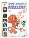 ◎【ブリキ看板/tin plate】『 Hot Stuff HOT STUFF SIZZLERS 表紙柄 / ブリキ看板 プレート 』ティンパネル 看板 インテ...