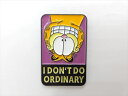 ◎【ピンバッジ/pin badge】『 Garfield I DON'T DO ORDINARY / ピンズ 』バッジ バッチ ピンバッチ PINS 映画 Mo...