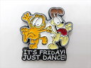 ◎【ピンバッジ/pin badge】『 Garfield IT'S FRIDAY! JUST DANCE! / ピンズ 』バッジ バッチ ピンバッチ PINS ...