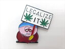 ◎【ピンバッジ/pin badge】『 South Park エリック・カートマン LEGALIZE IT / ピンズ 』バッジ バッチ ピンバッチ 映画 Mo...
