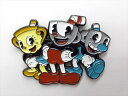 ◎【ピンバッジ/pin badge】『 Cuphead カップヘッド兄弟&ミス・チャリス / ピンズ 』バッジ バッチ ピンバッチ PINS アメコミ ゲーム ...