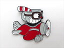 ◎【ピンバッジ/pin badge】『 Cuphead カップヘッド(RED) / ピンズ 』バッジ バッチ ピンバッチ PINS アメコミ ゲーム game ...