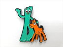 ◎【ピンバッジ/pin badge】『 Gumby ガンビー&ポーキー / ピンズ 』バッジ バッチ ピンバッチ 映画 Movie アメコミ アニメ カートゥー...