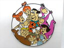 ◎【ピンバッジ/pin badge】『 The Flintstones フリントストーンファミリー 集合 / ピンズ 』バッジ バッチ ピンバッチ PINS 映...