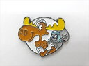 ◎【ピンバッジ/pin badge】『 The Adventures of Rocky and Bullwinkle and Friends / ピンズ 』バッ...