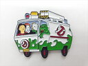 ◎【ピンバッジ/pin badge】『 Ghost Busters スライマーワゴン 一つ針 / ピンズ 』バッジ バッチ ピンバッチ PINS 映画 Movi...