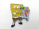 ◎【ピンバッジ/pin badge】『 SpongeBob SquarePants スポンジボブとカタツムリ / ピンズ 』バッジ バッチ ピンバッチ 映画 m...