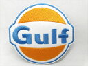 ◎【ワッペン/patch】『 Gulf ロゴマーク B / アイロンパッチ 』アイロン ワッペン パッチ 企業 ガルフ ガルフ石油 アメリカ雑貨 アメ雑 雑貨